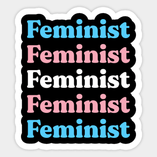 Transgender Feminist Sticker